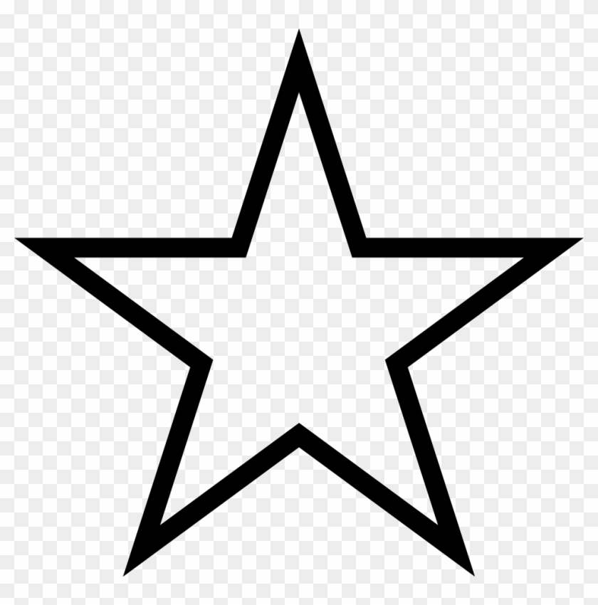 The Png Icon Free Download Comments - Black And White Star Vector #1668375