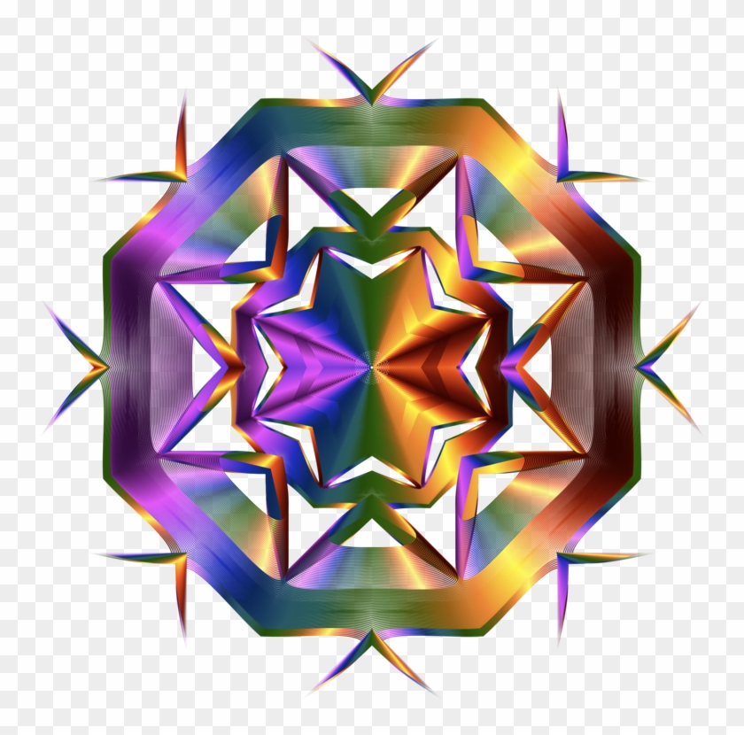 Computer Icons Star Symmetry Line Art - Fractal Art #1668383