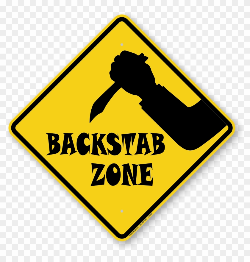 Clip Art Out Of Order Sign Clipart - Backstabbing Png #1668463