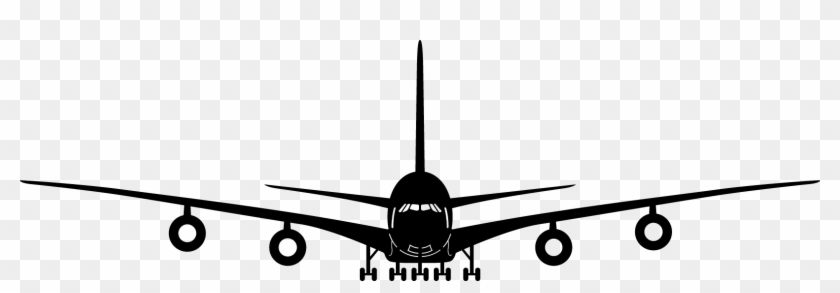 Logo Clipart Airplane Free Clip Art Stock Illustrations - Aeroplane Front View Clipart #1668542