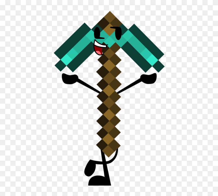 Diamond Pickaxe Png - Diamond Pickaxe In Minecraft #1668620