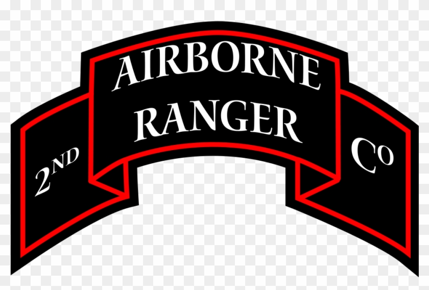 2 Airborne Ranger Battalion Shoulder Sleeve Insignia - 2nd Airborne Ranger Company #1668714