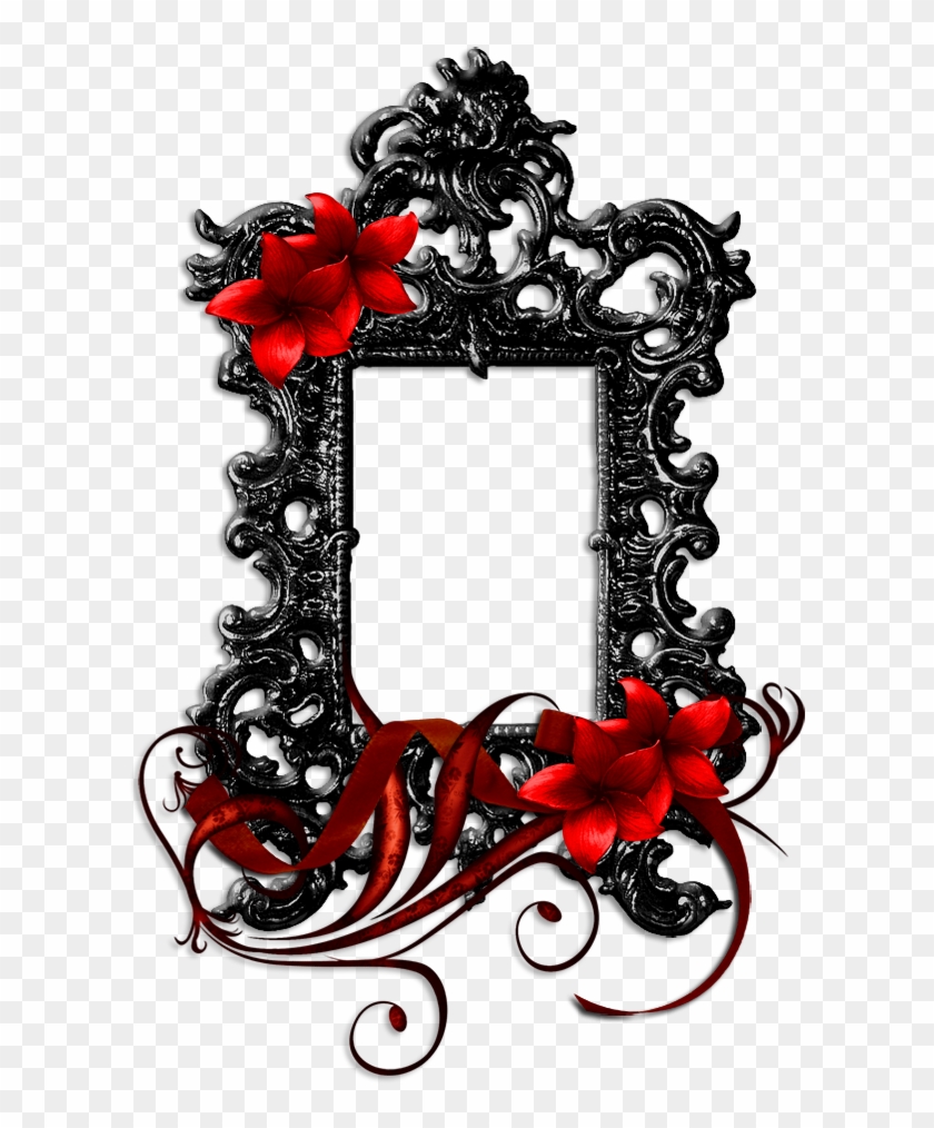 Red Scroll Frame - Frames And Borders #1668721