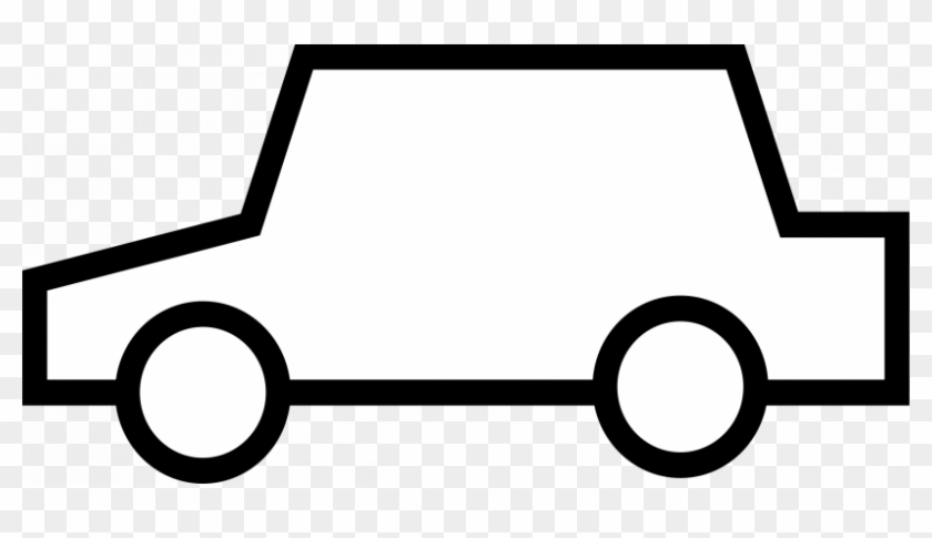 Car Outline Clipart Black And White #1668738