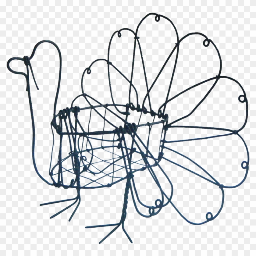 Drawn Turkey Decoration - Turkey Wire Art #1668765