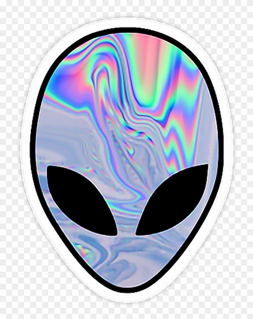 Trippy Sticker - Alien Sticker Png #1669004