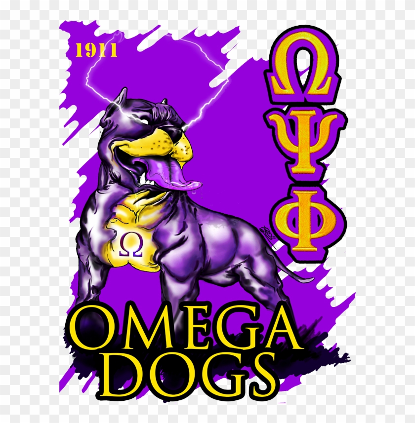 Omega Psi Phi Bulldog Founder Patch Set