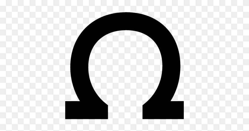 Omega Sign Vector - Omega Symbol Png #1669034