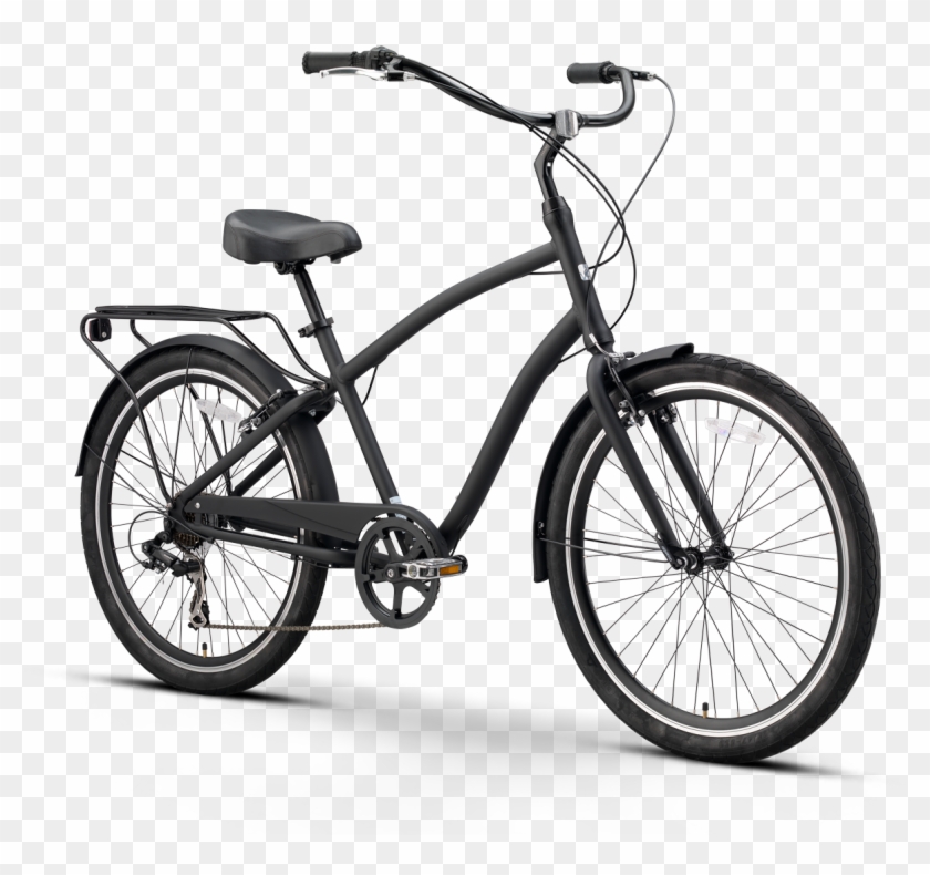 Black Amp White Clipart Hybrid - Evryjourney Bike #1669074