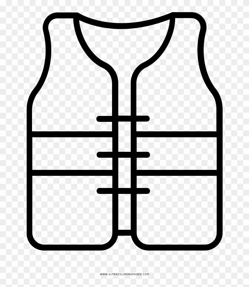 Safety Vest Coloring Page - Bulletproof Vest #1669268