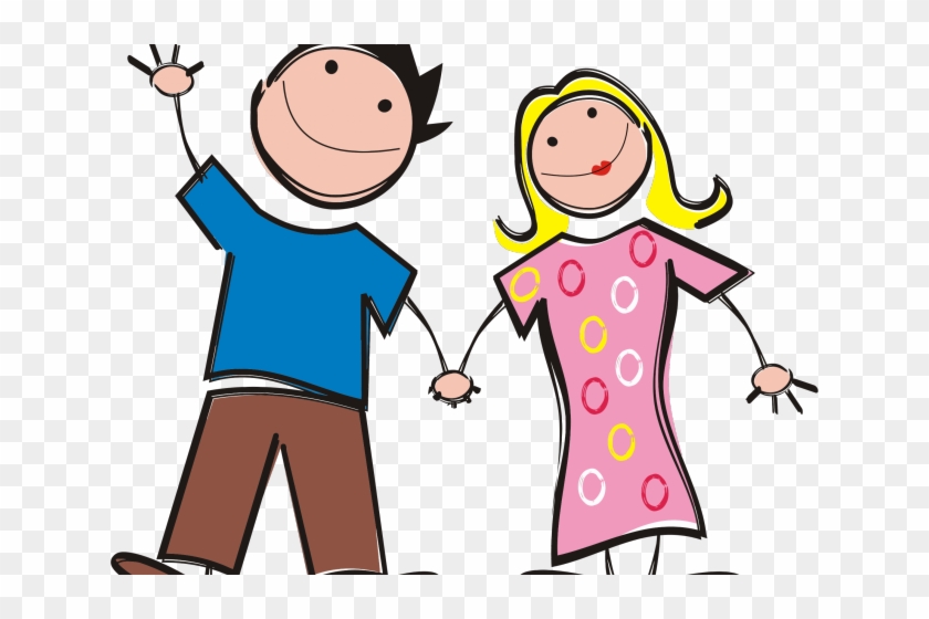Couple Clipart Stick Figure - Mom And Dad Png #1669421