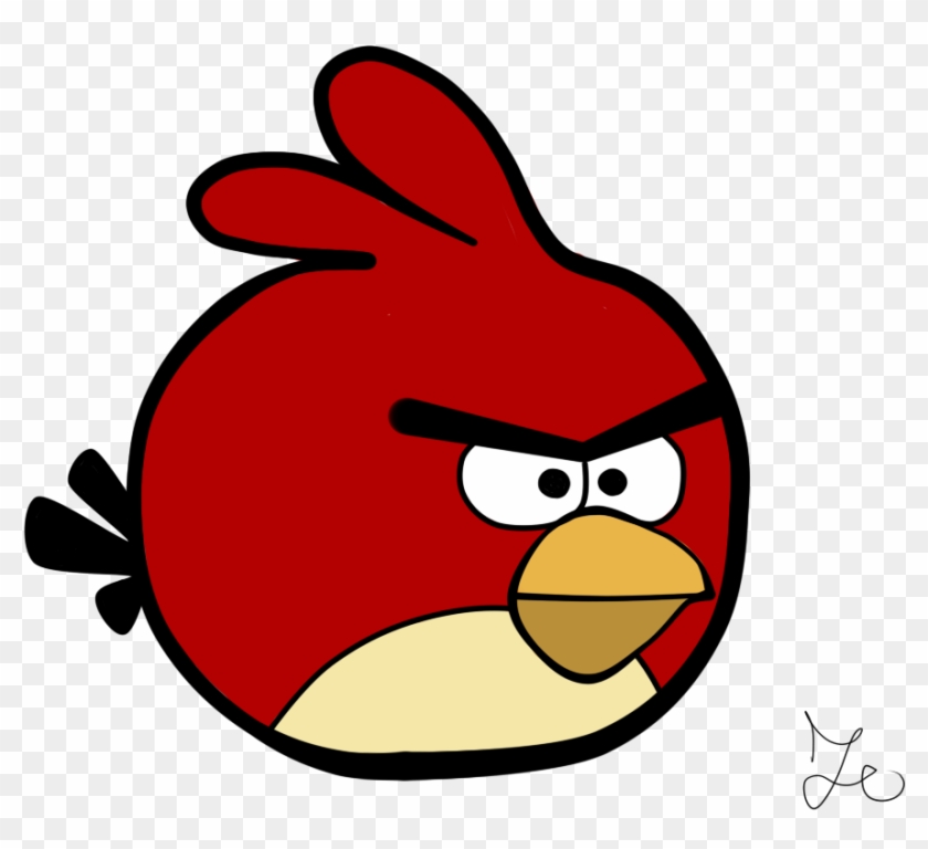 Red Angry Bird Without - Gambar Animasi Angry Birds #1669436