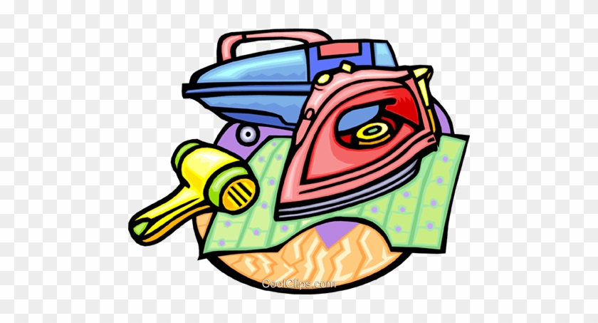 Iron And Household Tools Royalty Free Vector Clip Art - Iron And Household Tools Royalty Free Vector Clip Art #1669528
