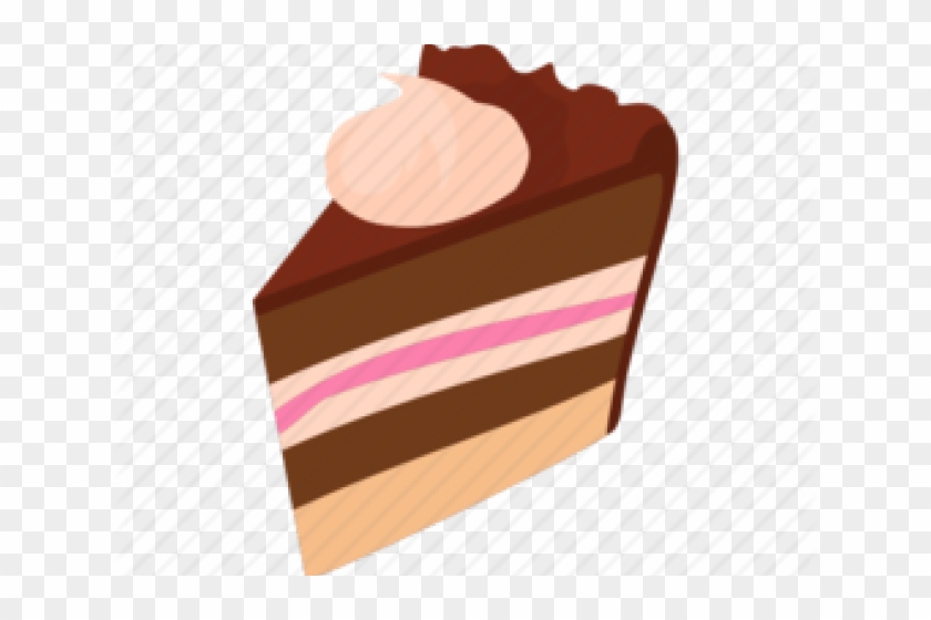Chocolate Cake Clipart Vintage - Cartoon Cake Slice Png #1669736