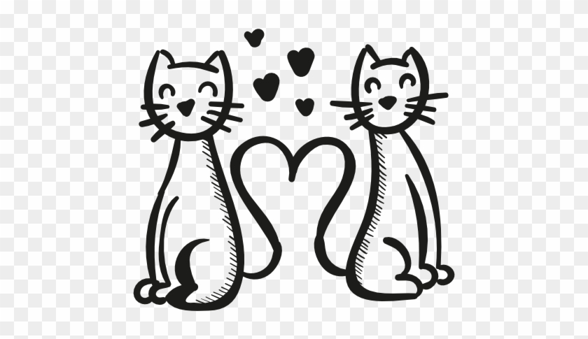 Love Cat PNG Transparent Images Free Download, Vector Files