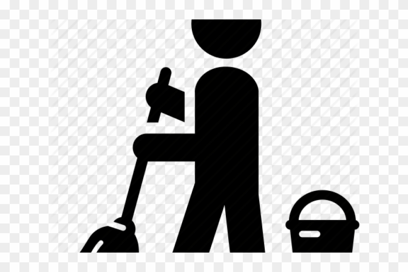 Janitor Clipart Bucket - Business Card Ideas For Cleaning Service #1669885