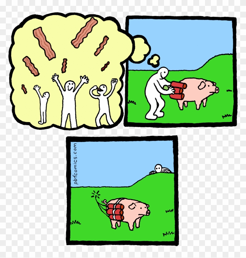 Instant Bacon - Bacon Cartoon #1669911