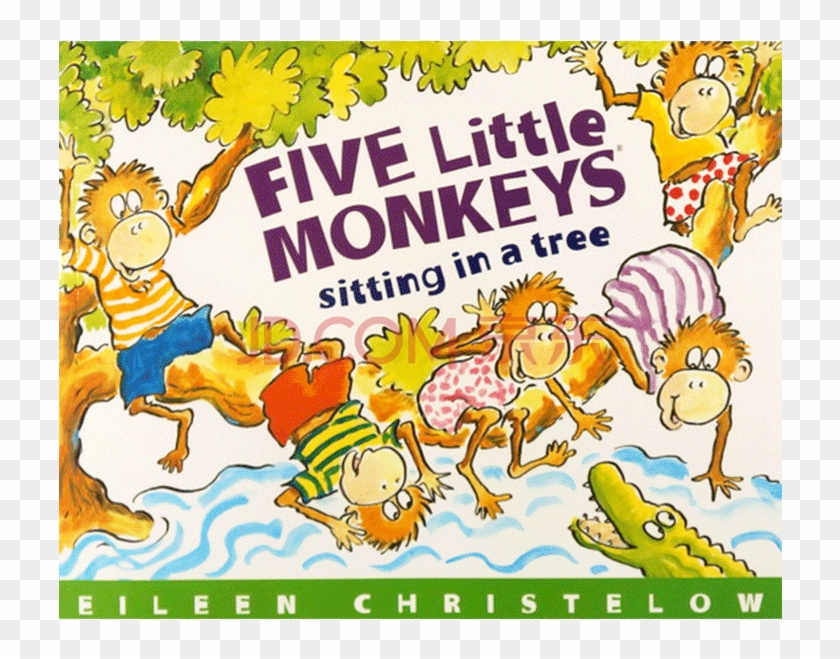 « ‹ - 5 Little Monkeys Sitting In A Tree #1670094