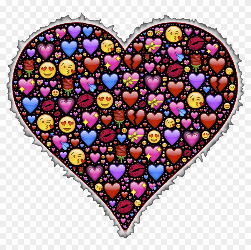 Heart Emoji Affection - Bunch Of Heart Emojis Png #1670128