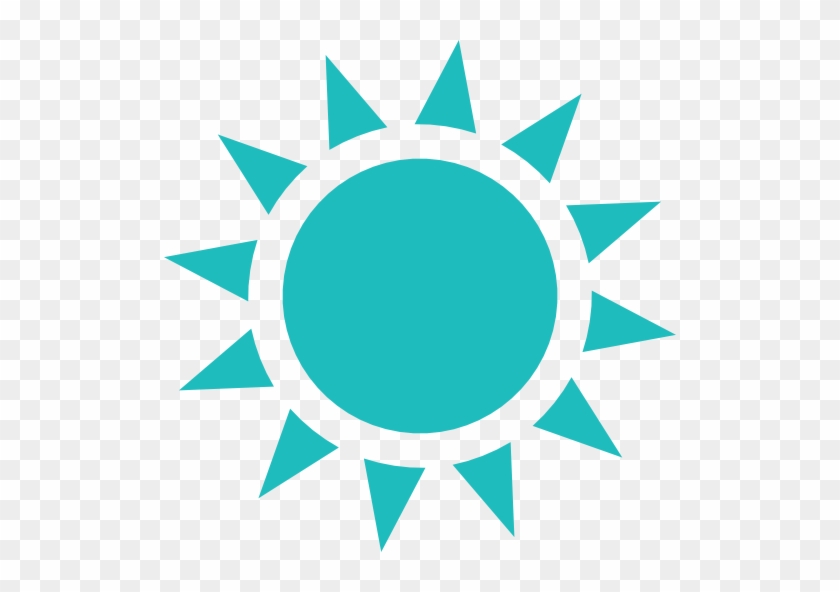 Summer - Black And White Sun Vector Png #1670151