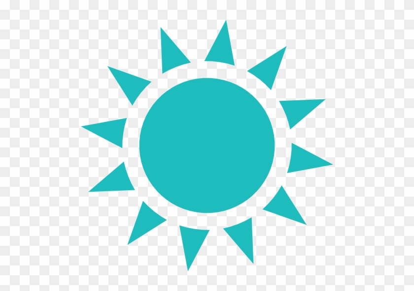Summer - Black And White Sun Vector Png #1670151