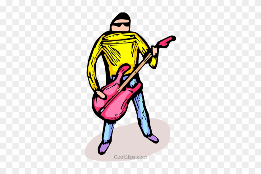 Person Playing An Electric Guitar Royalty Free Vector - Illustration #1670199