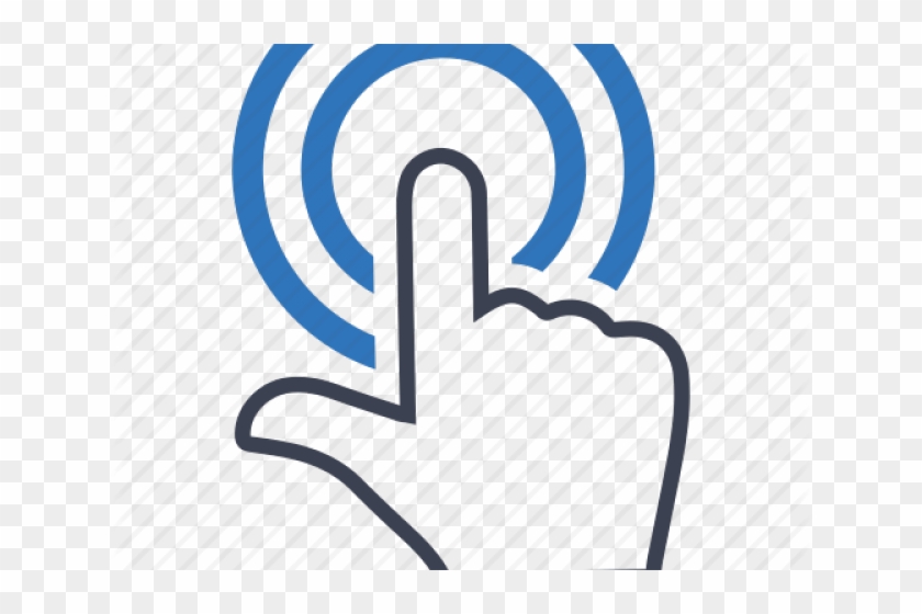 Fingers Clipart Touch Screen - Biometric Authentication Icon #1670207