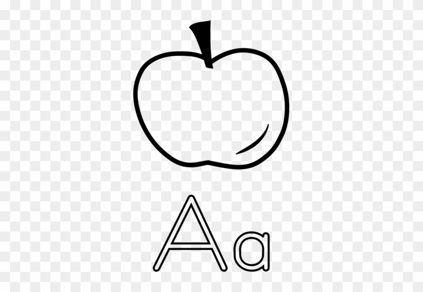 Undefined - Letter A With Apple #1670334
