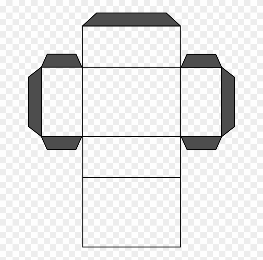 Geometry Cuboid Download Net Computer Icons - Net Pattern For Cuboid #1670413