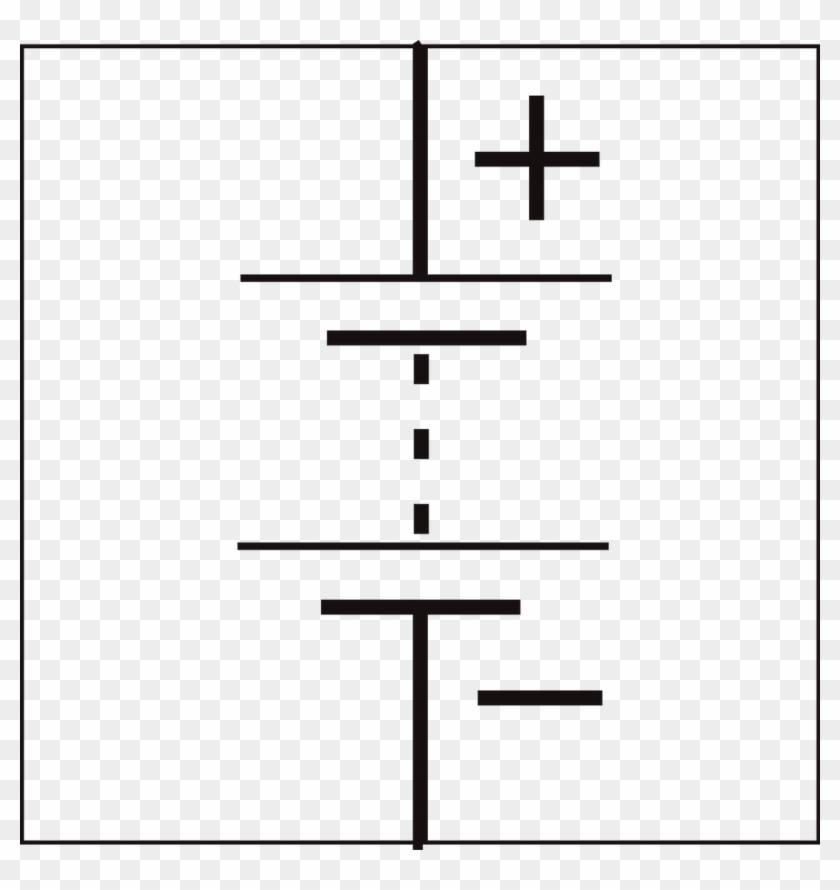 Symbol Large-size Battery Schematic Symbol Clipart - Cross #1670468