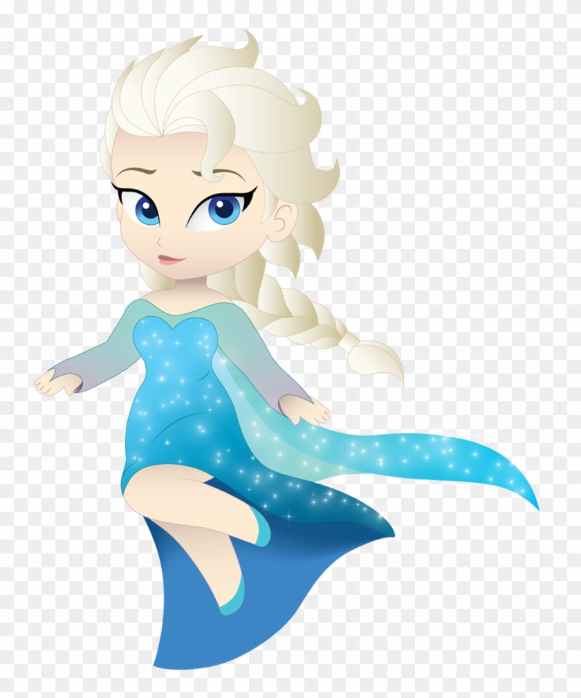 Chibi Frozen Elsa - Illustration #1670557