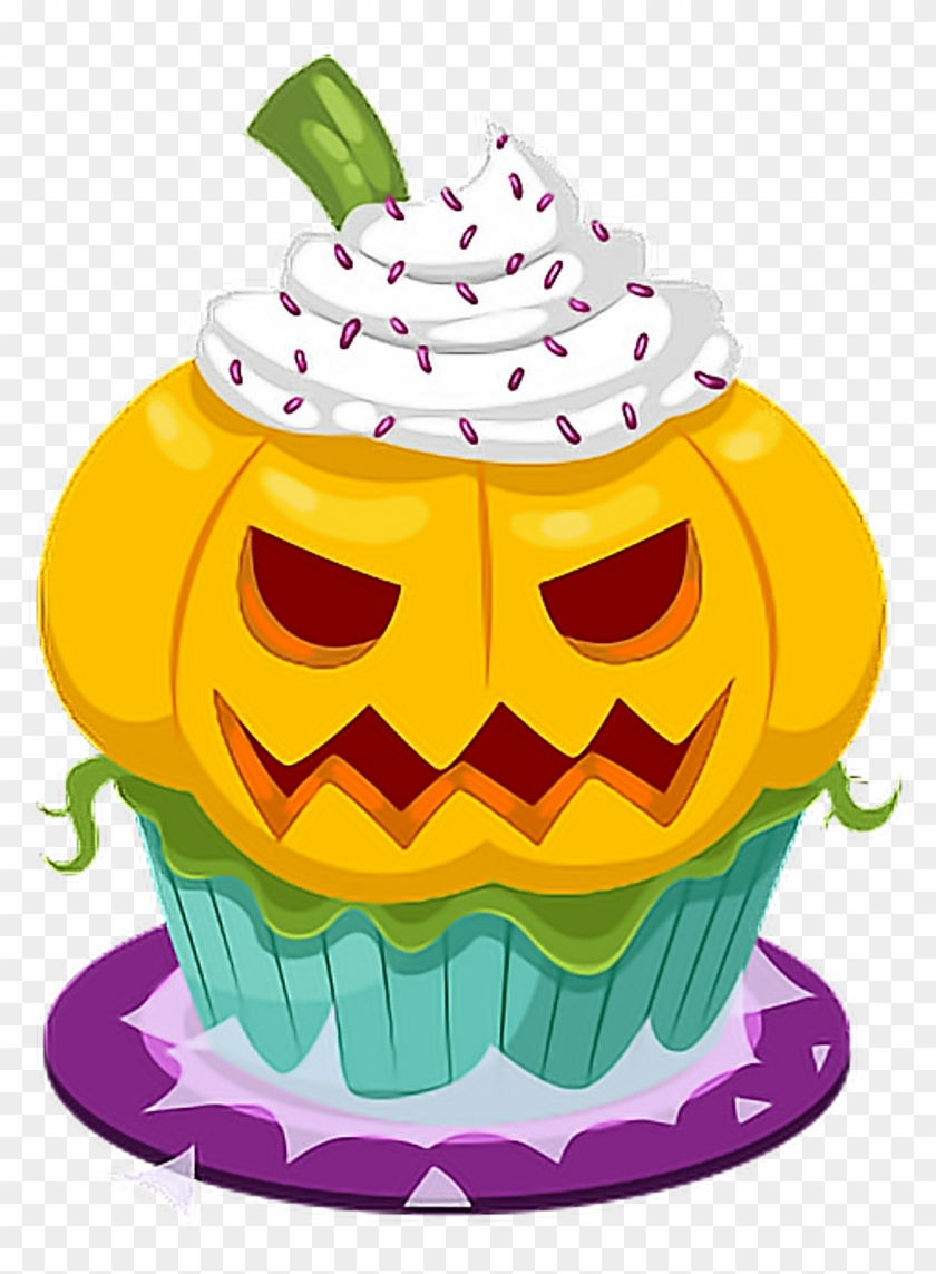 Cupcake Cake Monster Pumpkin Halloween Fantastic Freeto - Cupcake Cake Monster Pumpkin Halloween Fantastic Freeto #1670646