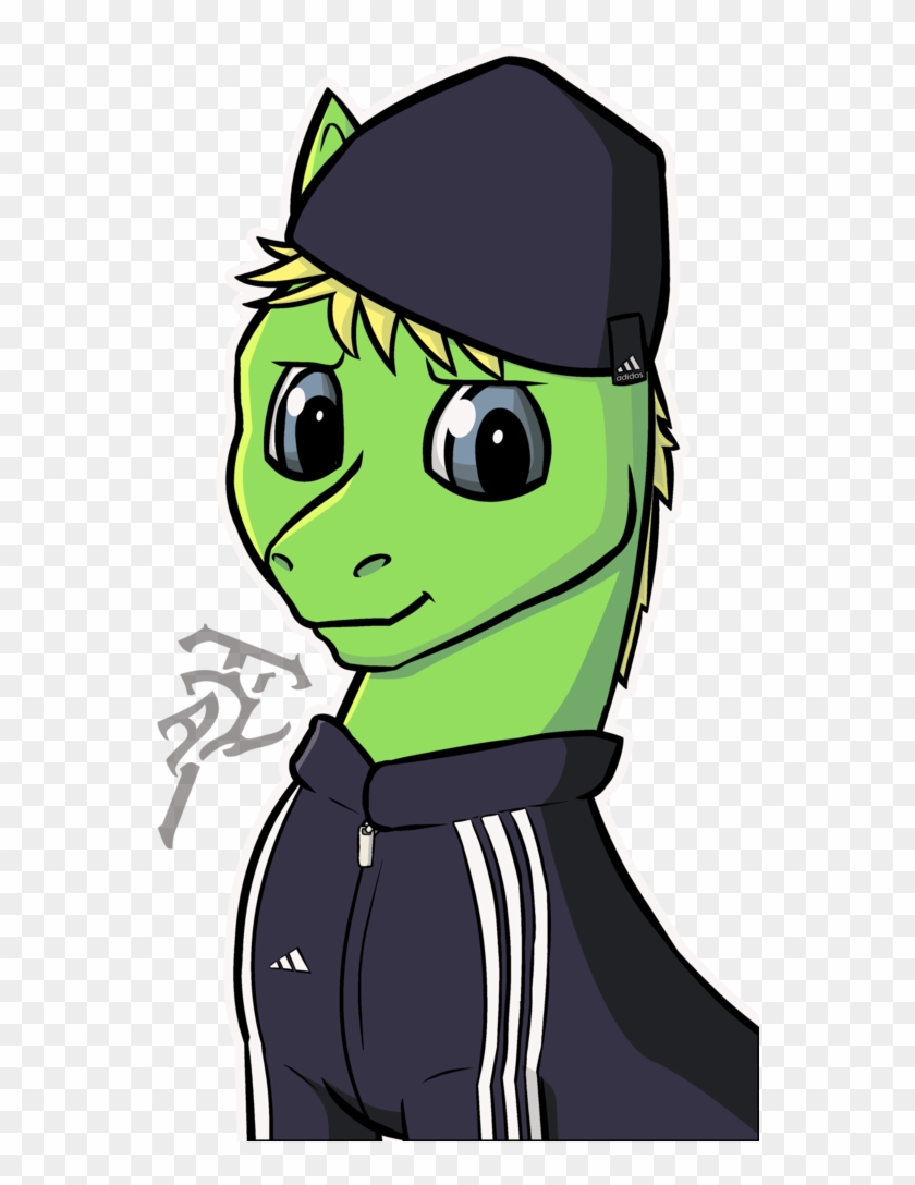 Firelorda2, Earth Pony, Gopnik, Green, Oc, Oc - Cartoon #1670878