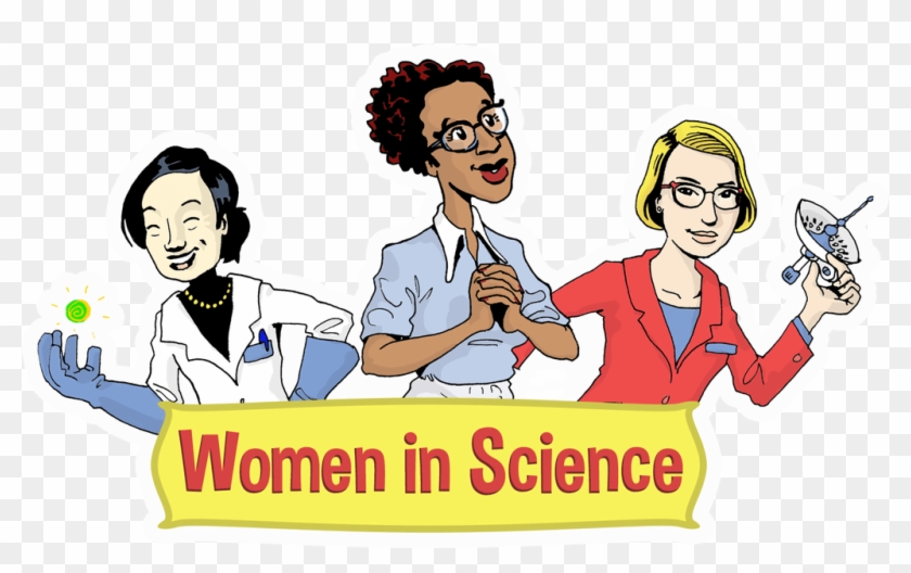 Tech Clipart Female - Women In Science Cartoon #1670967