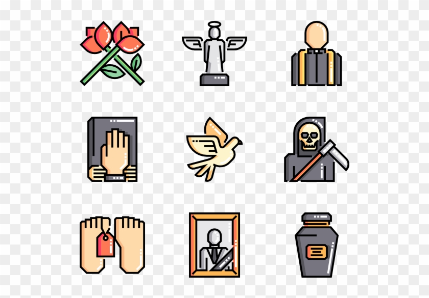 Funeral Clipart Symbol - Funeral Symbols Svg #1671010