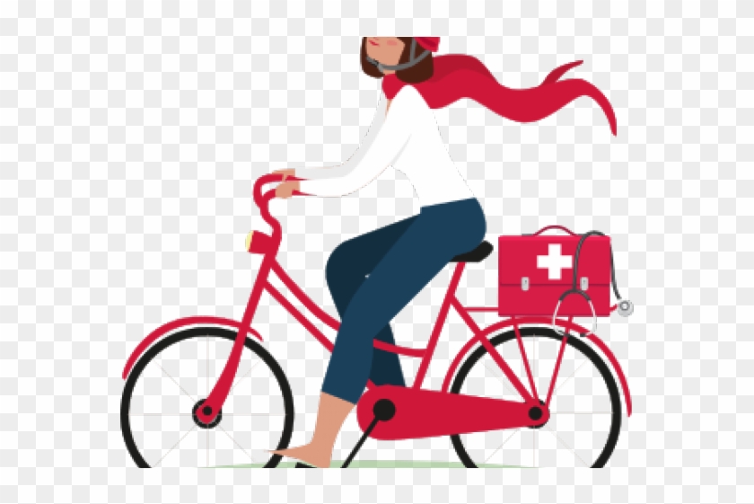 Travel Insurance Clipart Health Service - Hybrid Bicycle #1671035
