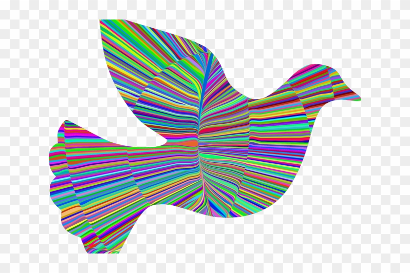 Physcedelic Clipart Dove - Peace Symbols #1671037