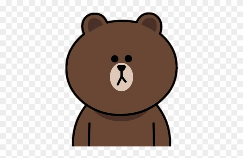 Bear Brown Line Friends Png #1671074