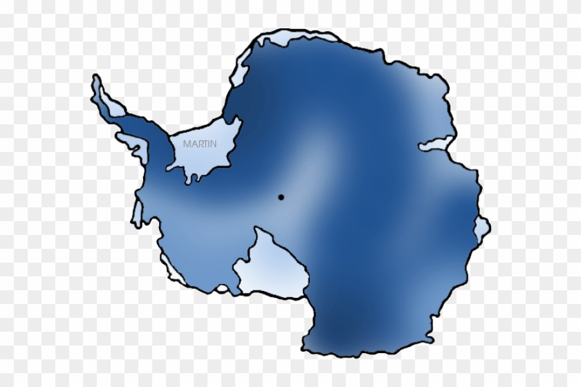 Map Clipart Antarctica - Map Of Antarctica Png #1671190