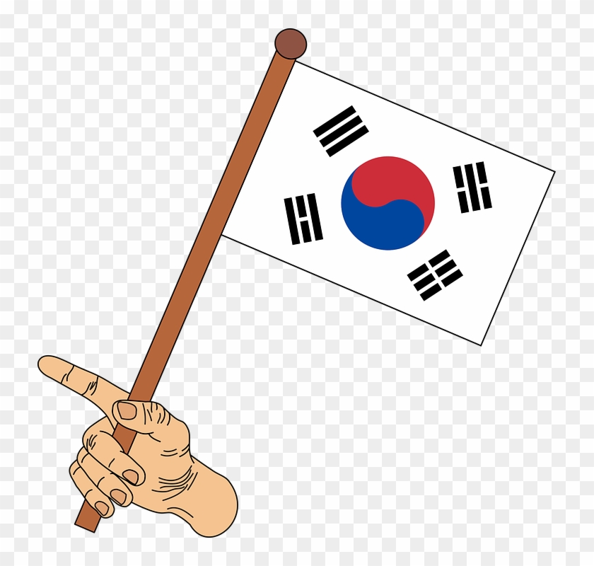 Download Now - Korean Flag And Japanese Flag #1671215