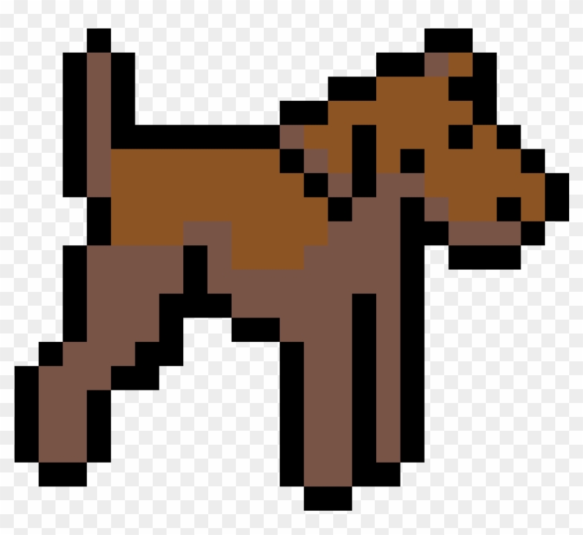 Puppy - ) - Santa Hat Pixel Art #1671377