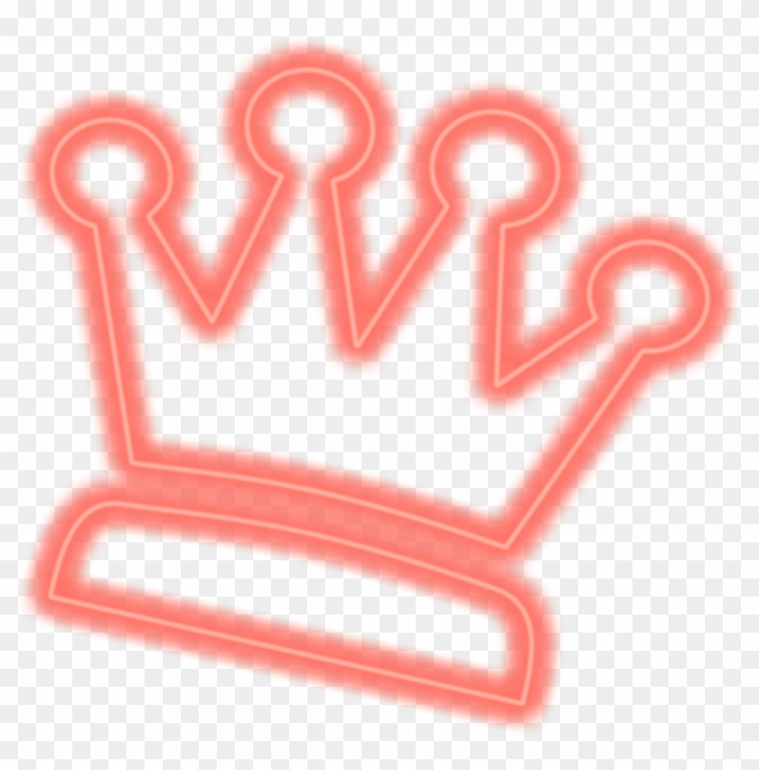 Crown Sticker - Neon King Light Png #1671495