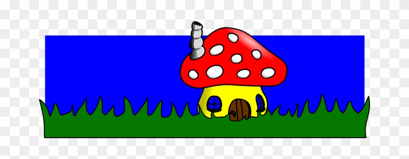 Mushroom, House, Cartoon, Toadstool - รูป วาด บ้าน การ์ตูน ง่ายๆ #1671638