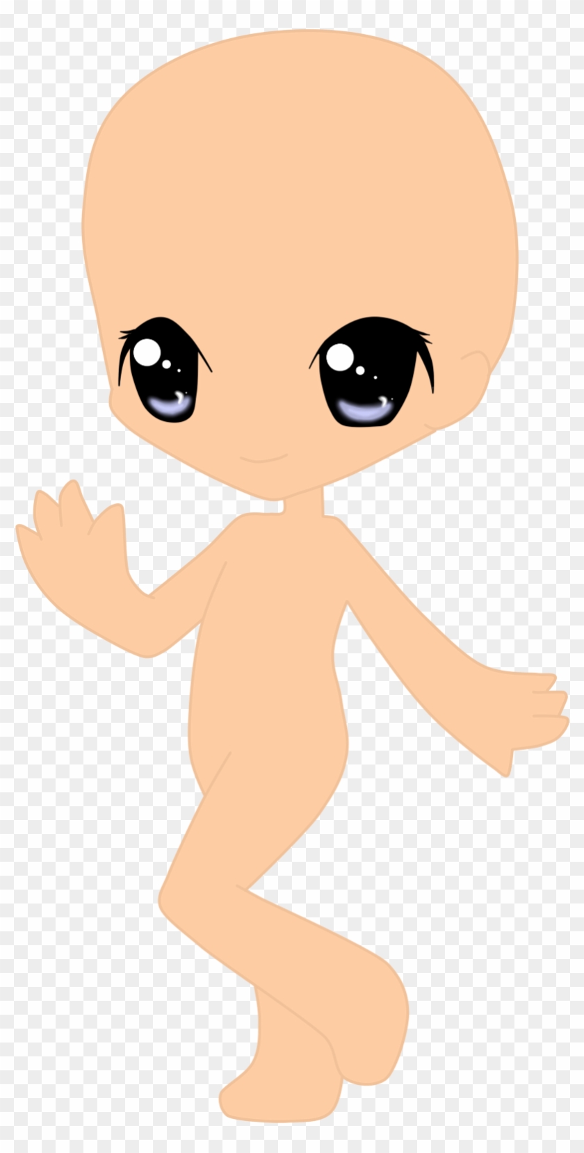 Chibi Clipart Chibi Anime - Anime Chibi Base Png #1671652