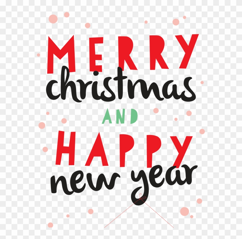Merry Christmas 2018 And Happy New Year 2019 - Graphic Design #1672030
