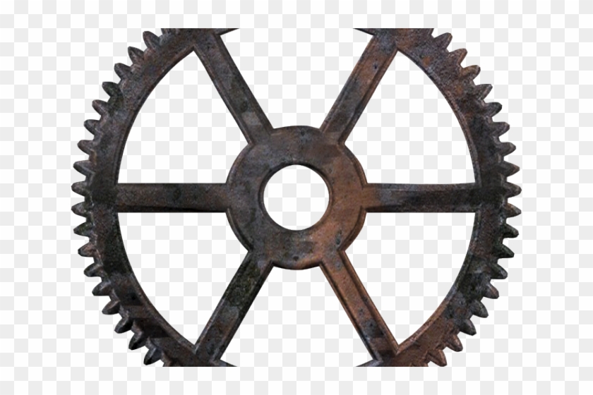 Gears Clipart Time Wheel - Steampunk Transparent Gear Png #1672048