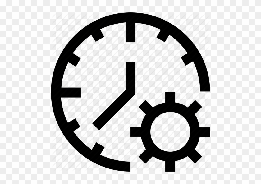 Gears Clipart Time Wheel - No Time Icon Png #1672051
