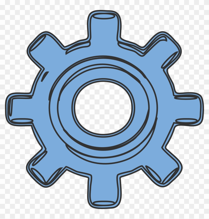 Gears Cogwheel Gearwheel - Clipart Wheel Gear #1672053