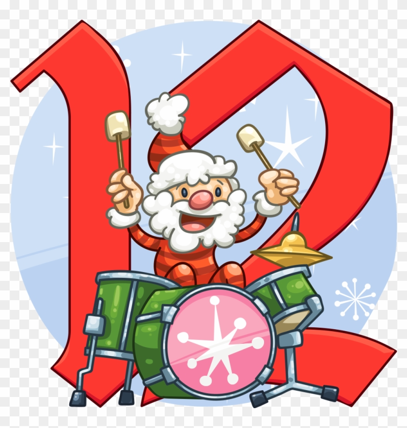 Drummers Drumming - Cartoon #1672333