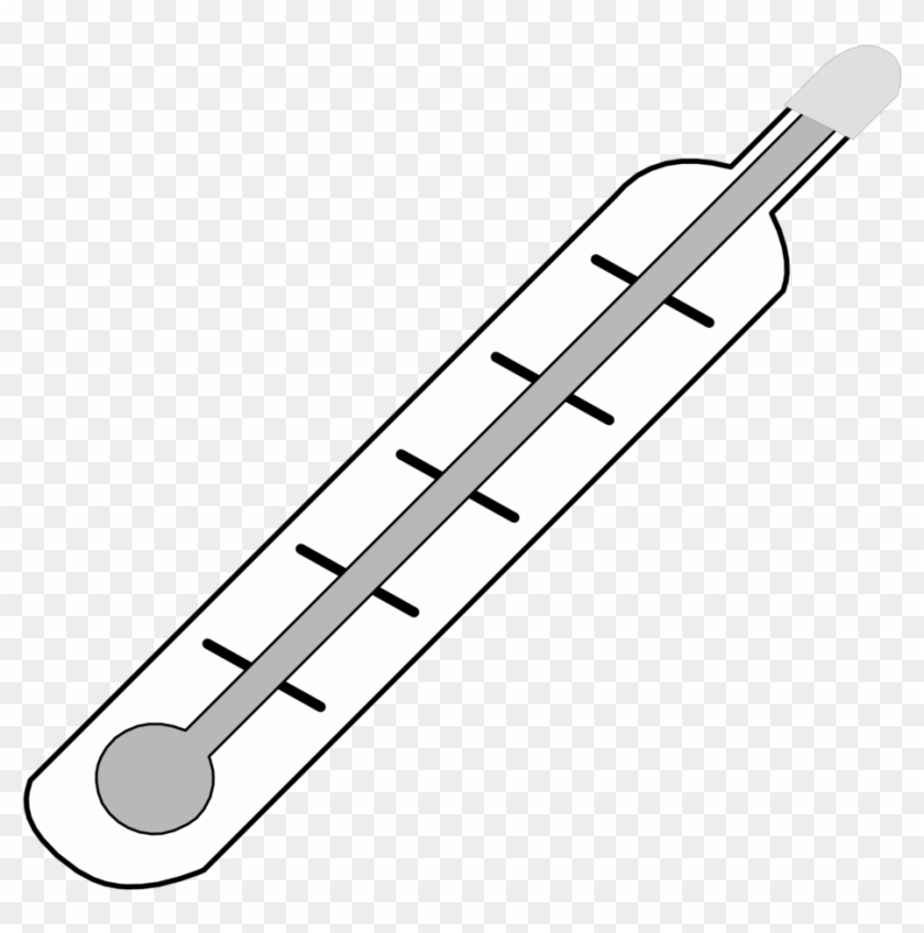 Thermometer Hot - Outline - Termometr Rysunek #1672358